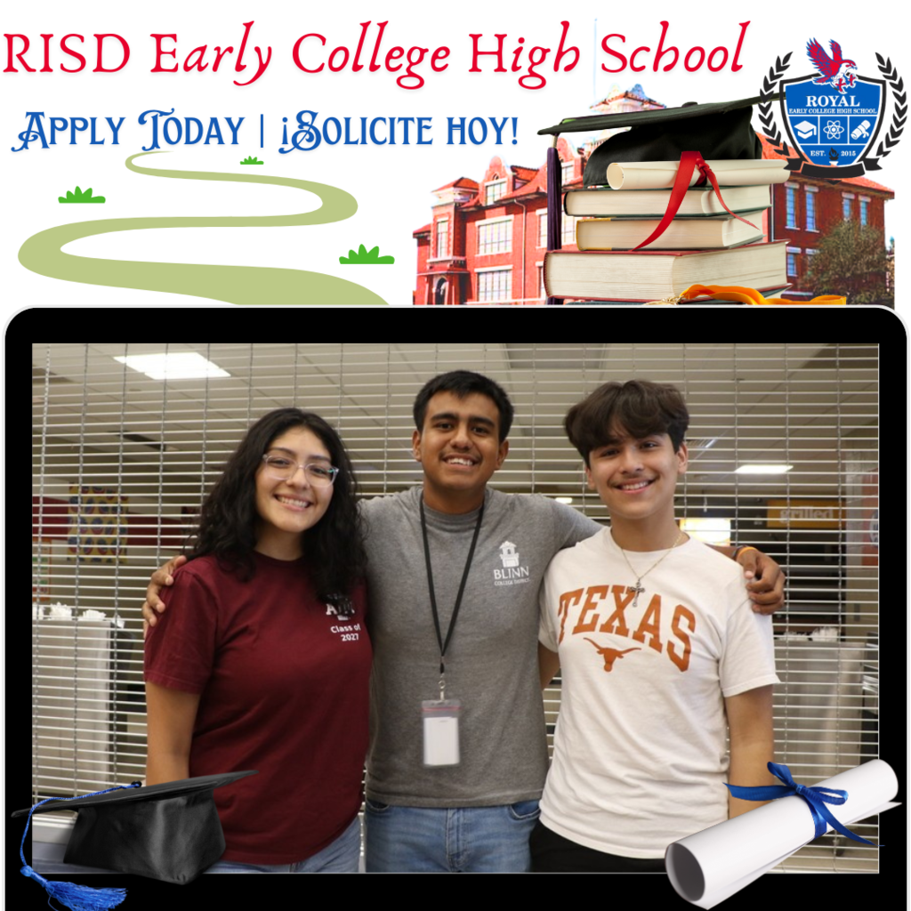 📚 LAST DAY TO APPLY FOR ECHS! College High School is now accepting applications from all 8th grade students for the 2025-2026 school year. Visit bit.ly/3Wc5Q4t to apply today!