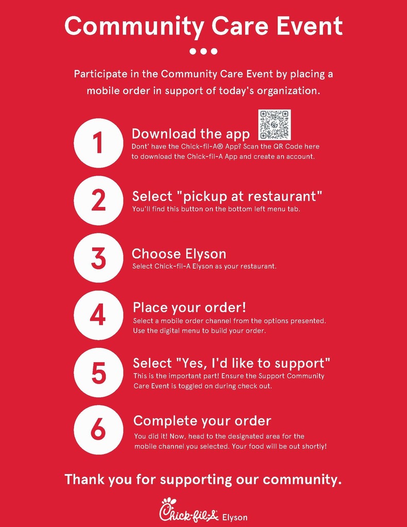 Chick-fil-A Care Event