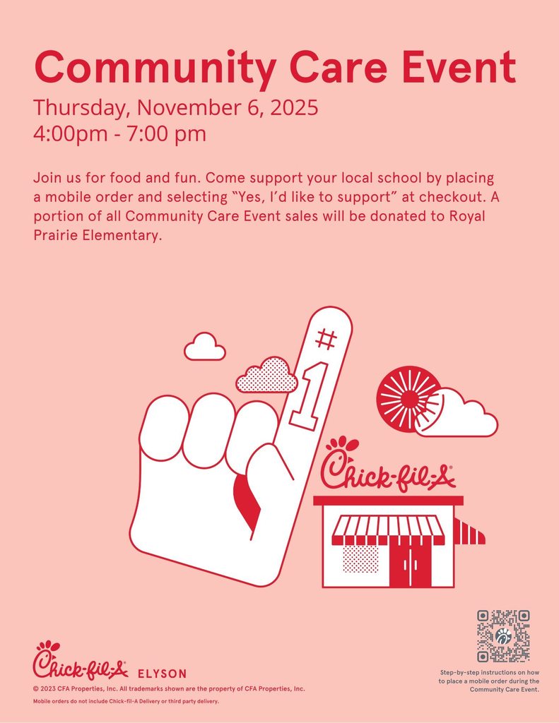 Chick-fil-A Spirit Night - November 6th @ 4 pm - 7 pm