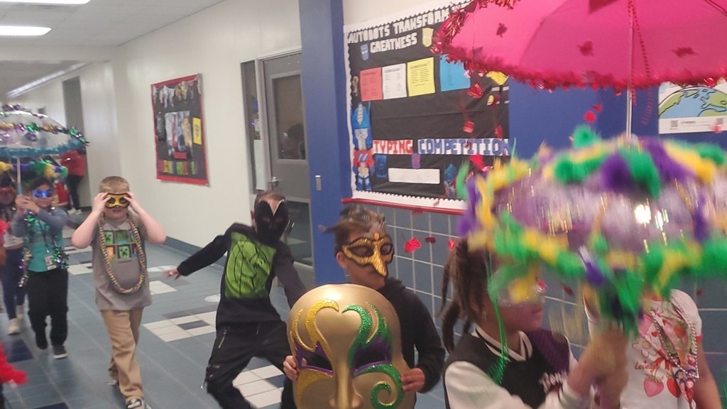 For the 4th year in a row, RHS Band came and graced our hallways with Second Line music as students with decorated umbrellas danced behind them in traditional "SECOND LINE" style.