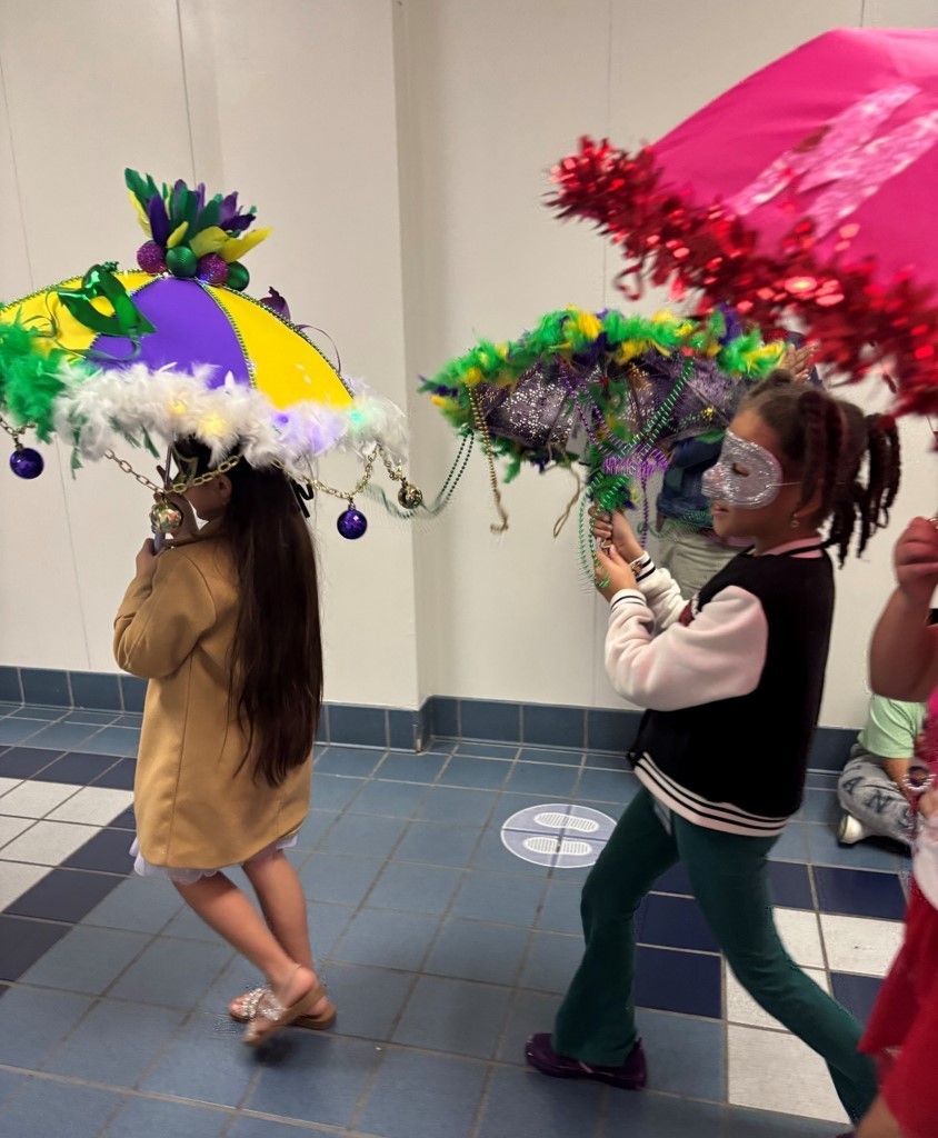 For the 4th year in a row, RHS Band came and graced our hallways with Second Line music as students with decorated umbrellas danced behind them in traditional "SECOND LINE" style.