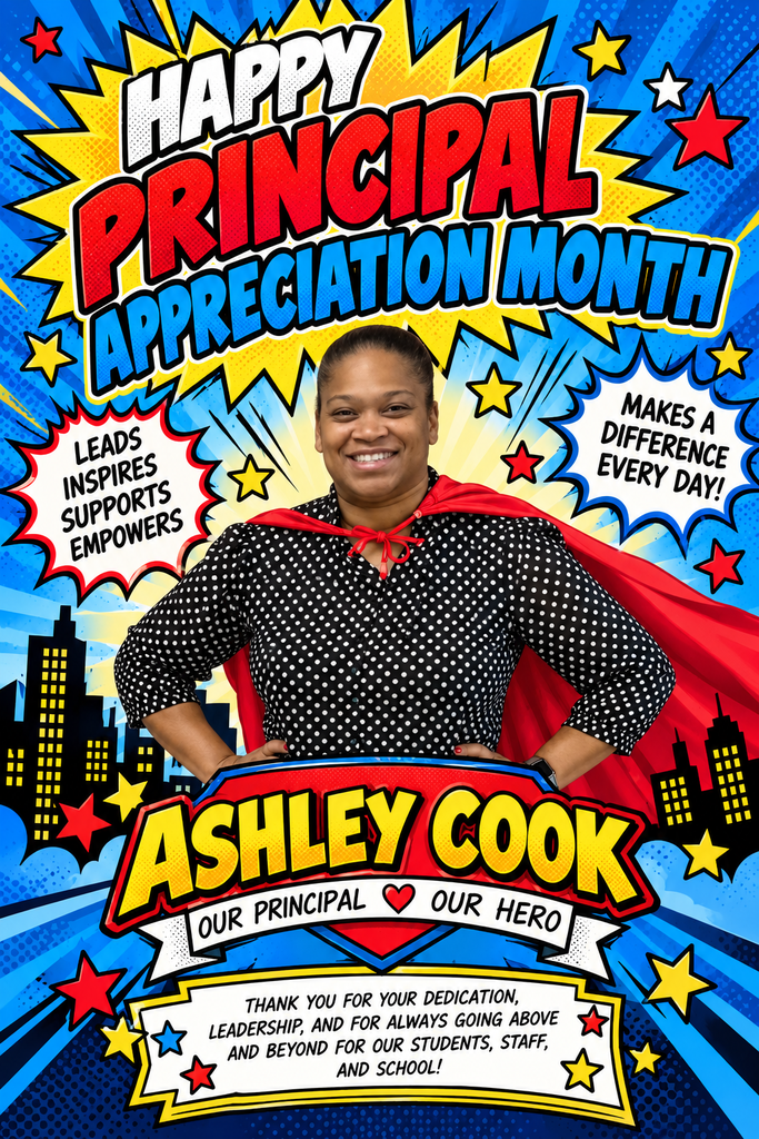 Superhero Principal Mrs. Cook