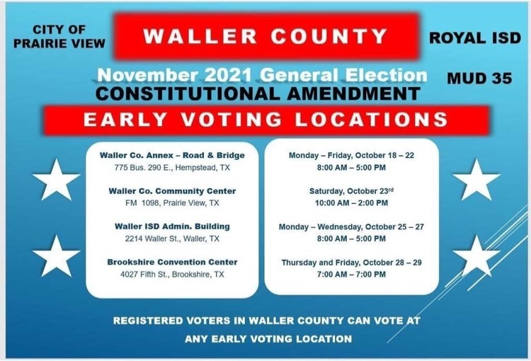 Early voting ends TOMORROW! Do your part, vote today