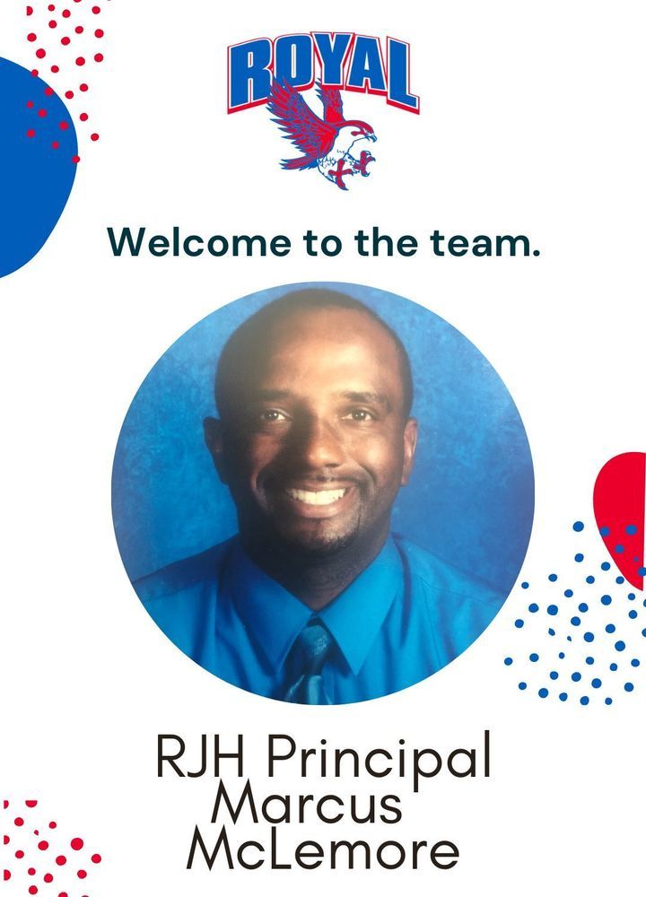 Welcome to RJH Principal Marcus McLemore