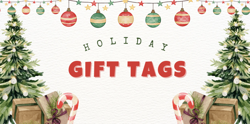 Holiday gift tags