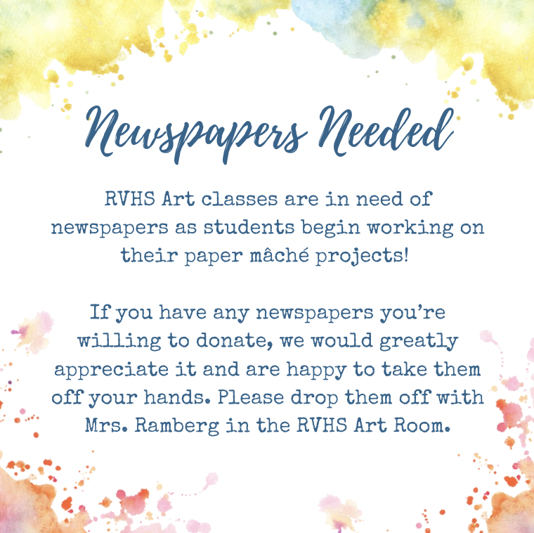Newspapers needed! 
