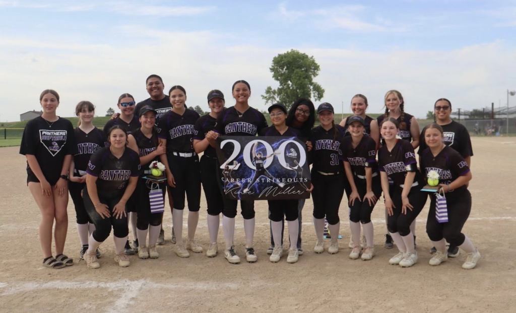 Congratulations to KiWe Miller on recording her 200th career strikeout last night against Sabetha! This is an incredible milestone, especially as a sophomore, and we are very proud of you!