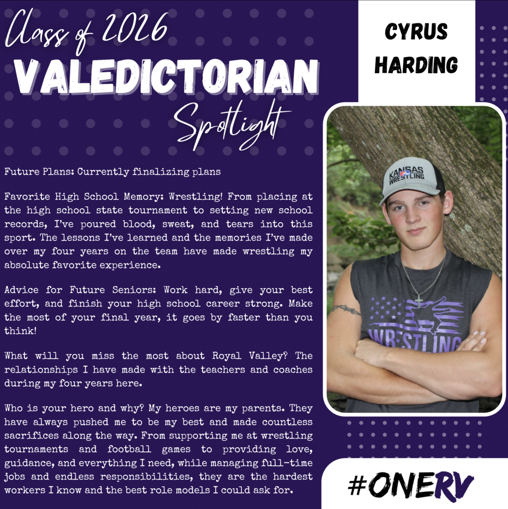 🎓✨ RVHS Valedictorian Spotlight ✨🎓