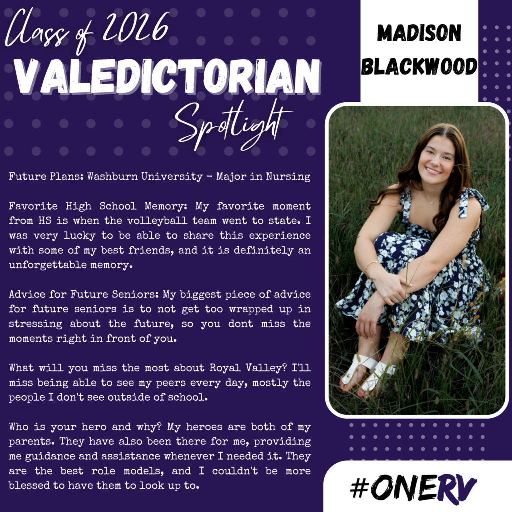 🎓✨ RVHS Valedictorian Spotlight ✨🎓