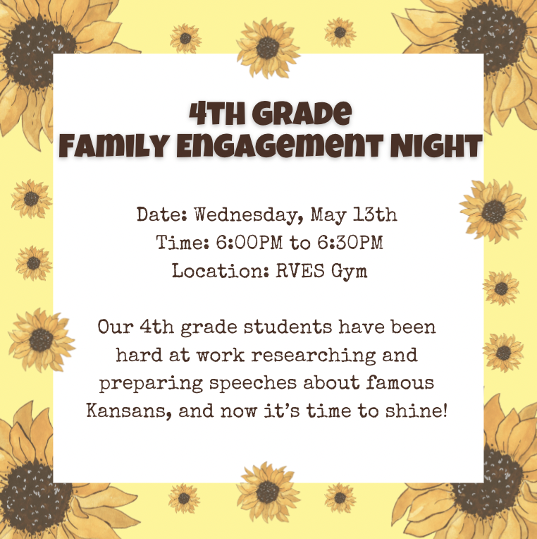 4th Grade Family Engagement Night