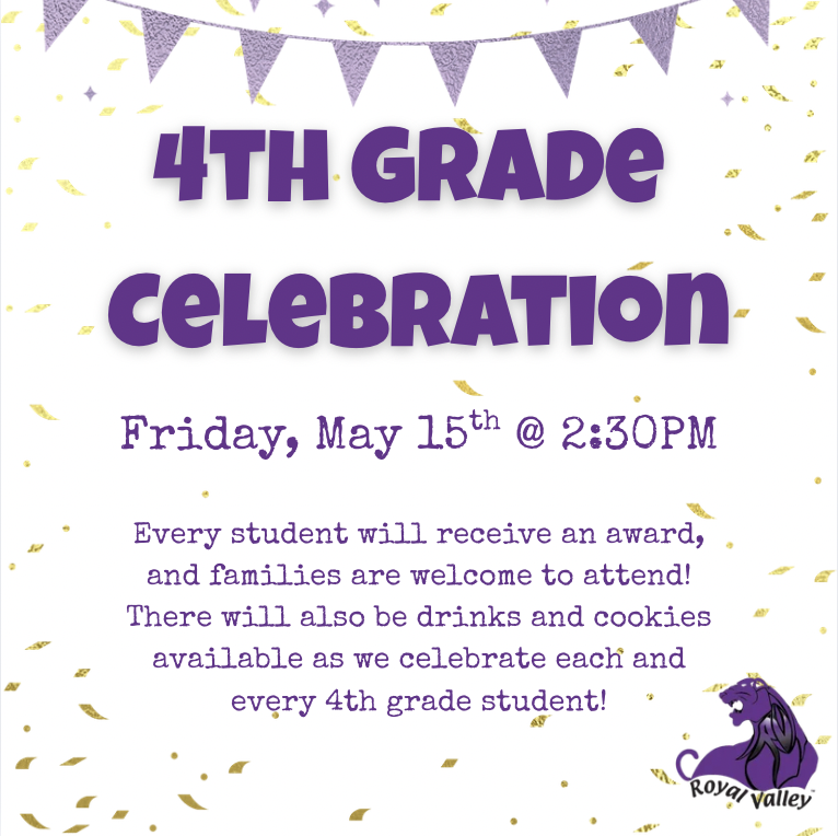4th Grade Celebration