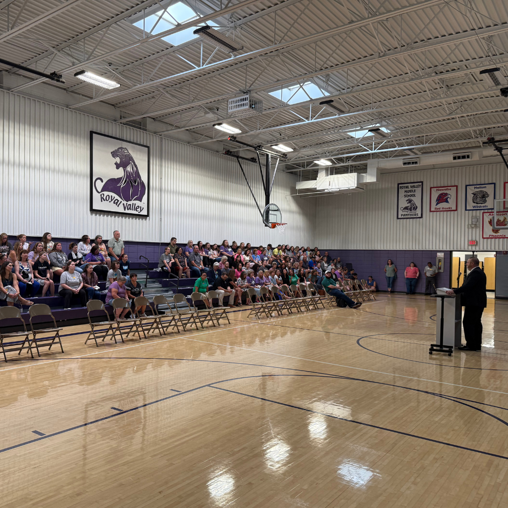 Teachers at District Staff Meeting