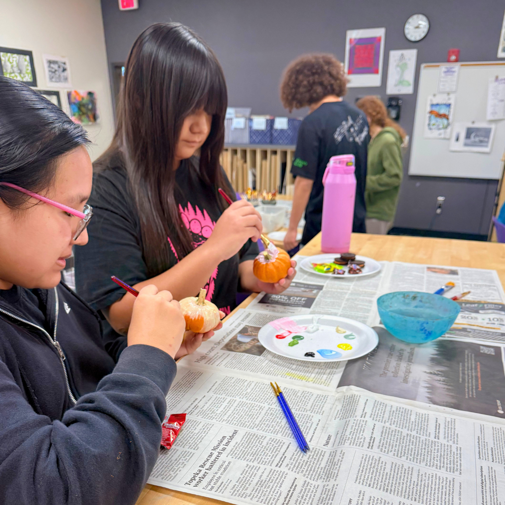 Art Club Pumpkin Painting