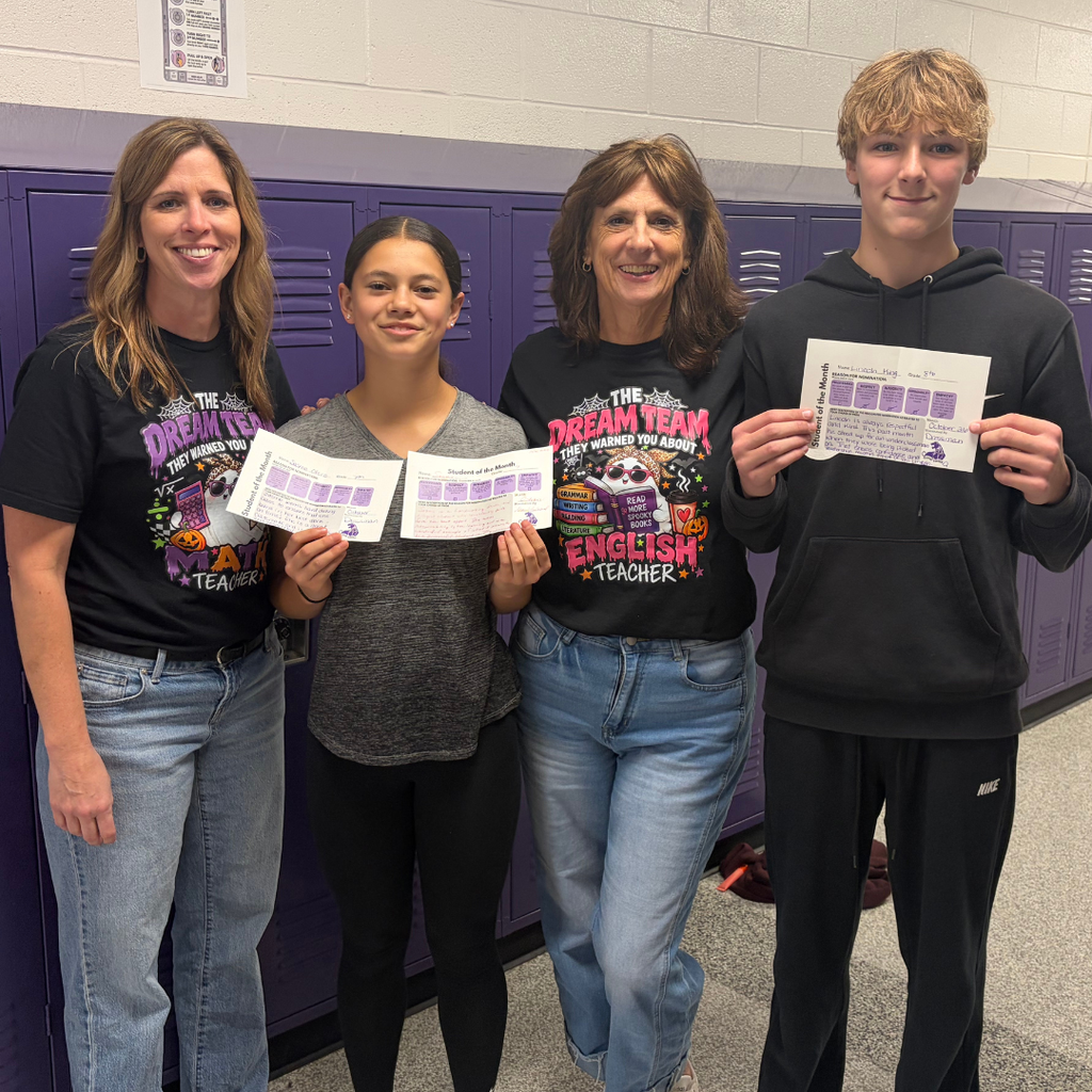 RVMS Students of the Month