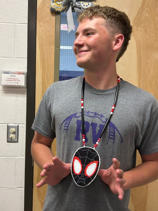Student beadwork