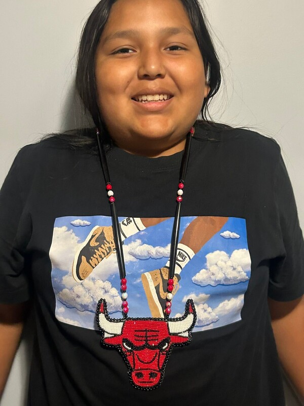 Student beadwork