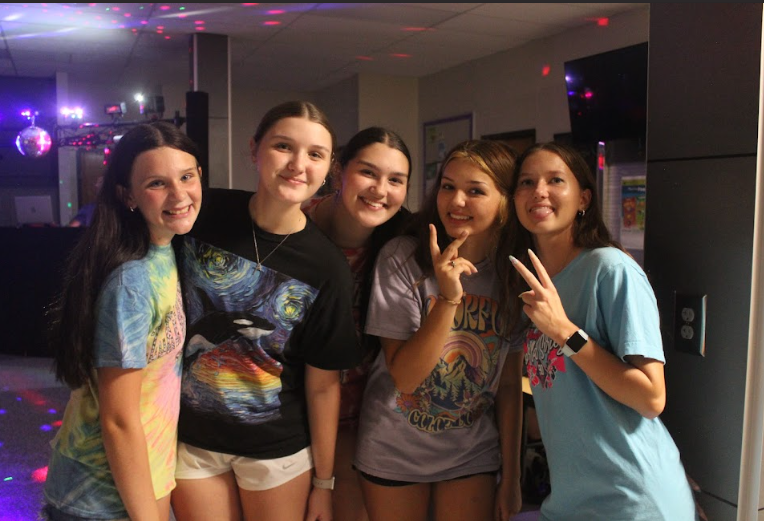 Girls at the dance 