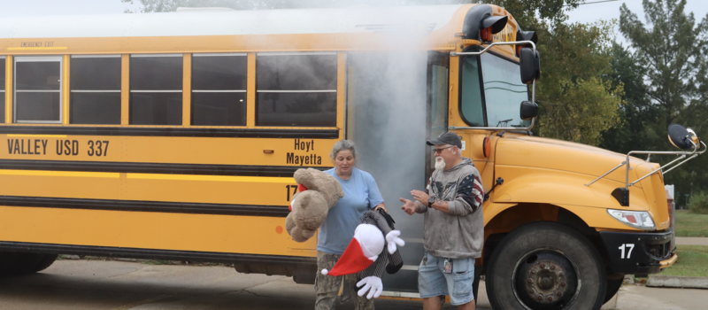 Bus smoke out drills