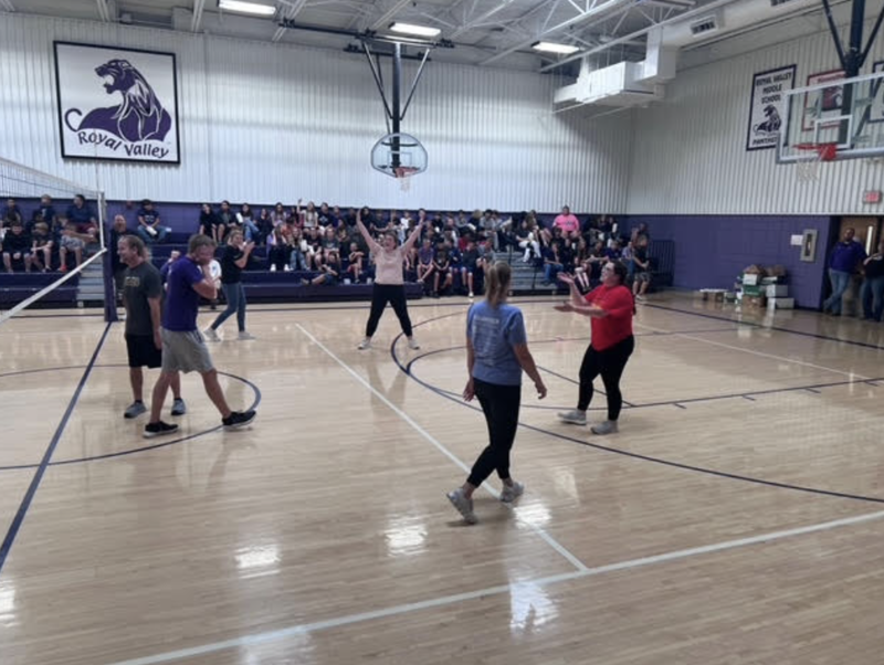 8th grade vs. staff game