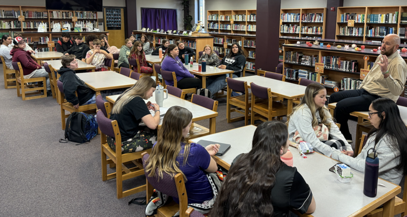 John Calvert Speaks to RVHS Students During Red Ribbon Week