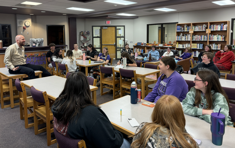 John Calvert Speaks to RVHS Students During Red Ribbon Week