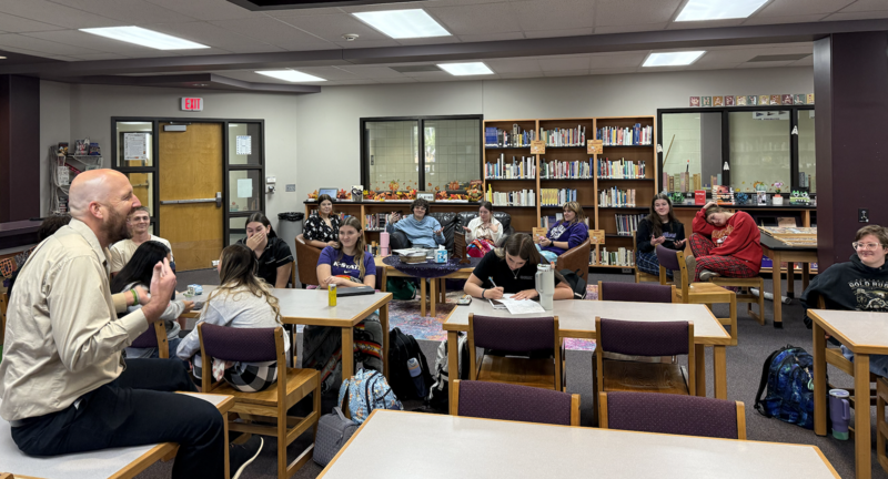 John Calvert Speaks to RVHS Students During Red Ribbon Week