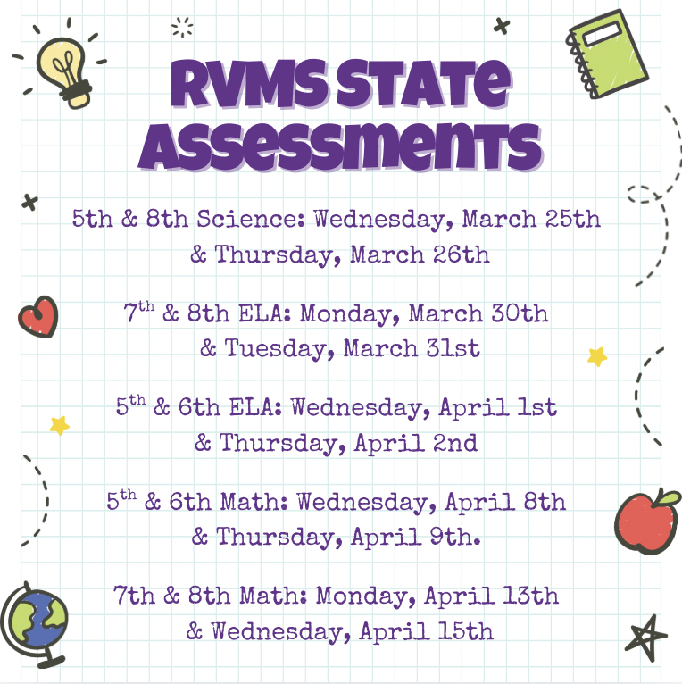 State Assessment Dates