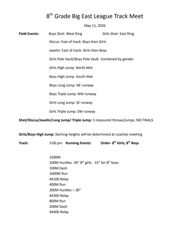 RVMS Track & Field