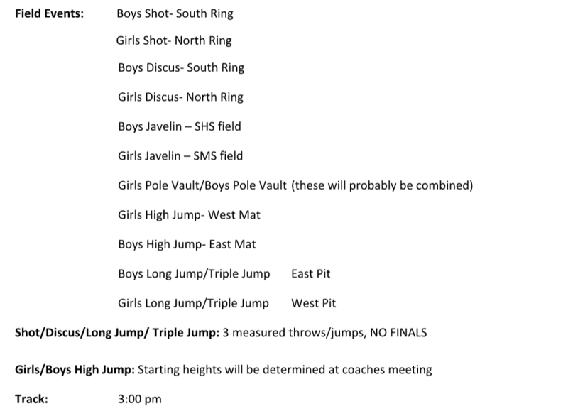 schedule