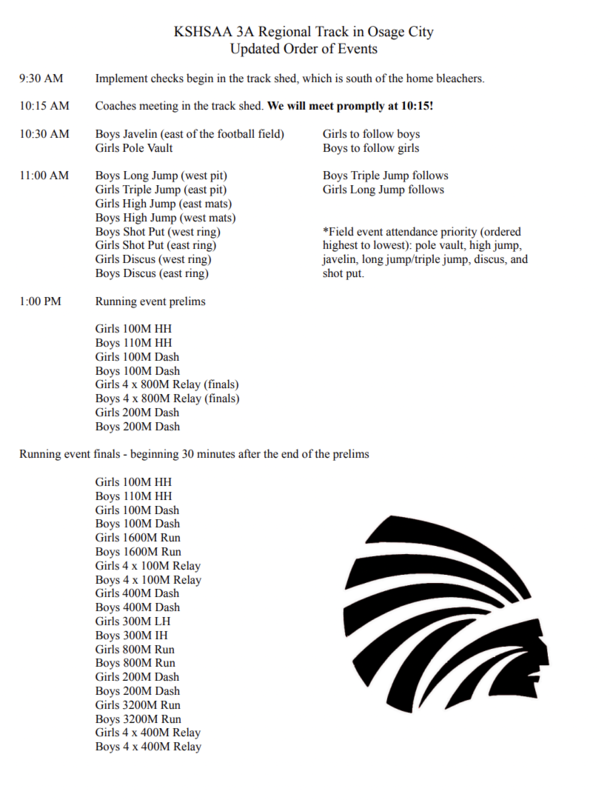 Order of Events