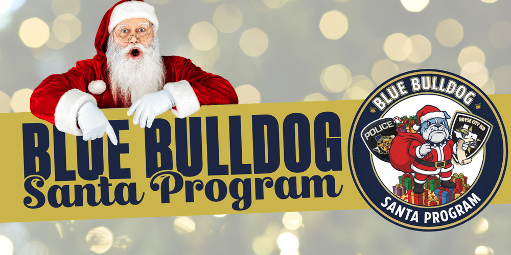 Blue Bulldog Santa Program