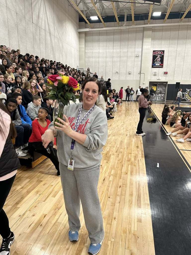 Support staff of the year Crystal Clements