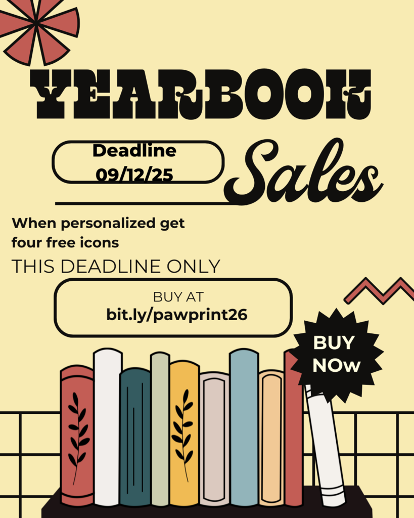 Yearbook is on sale now!