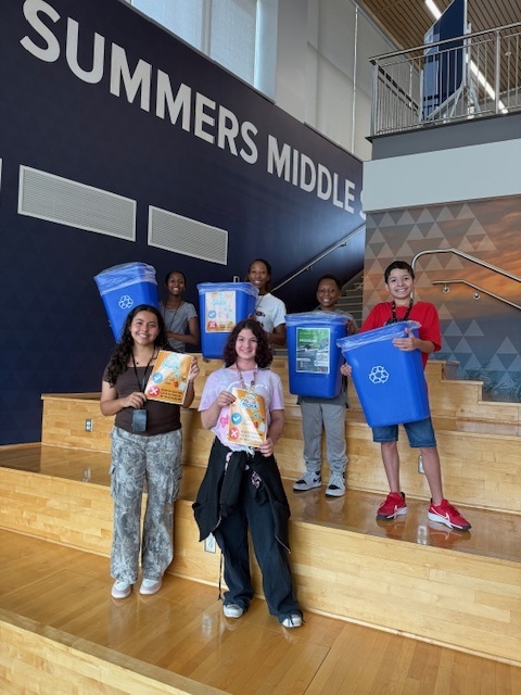 NJHS recycling team