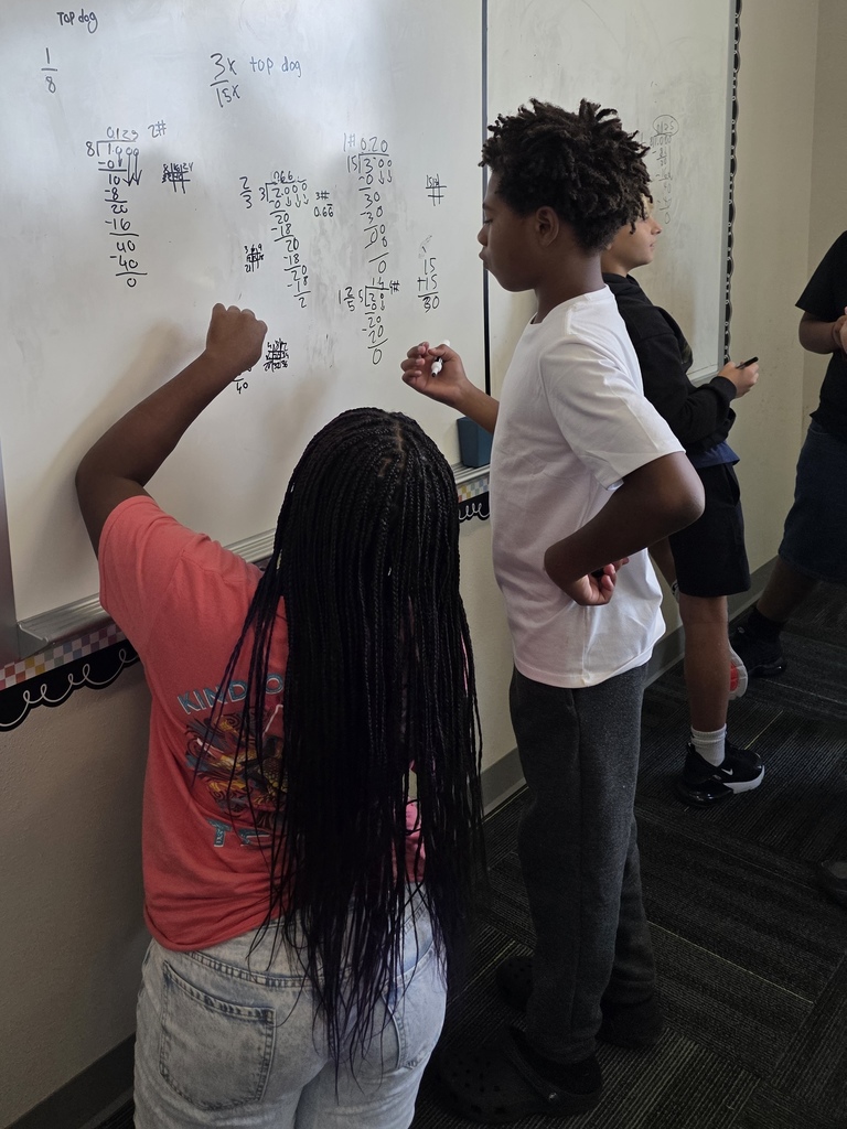 Math class at Ouida Baley = Bulldogs who connect, learn, grow, and succeed