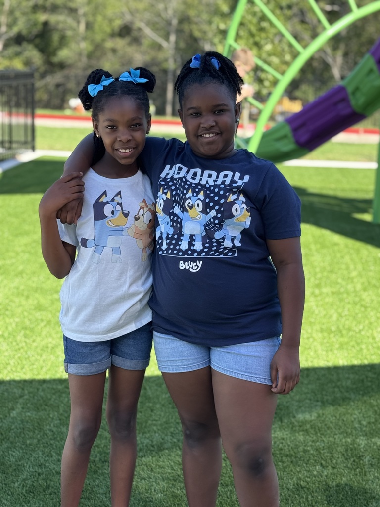 Pictures of staff and students dressed as twins