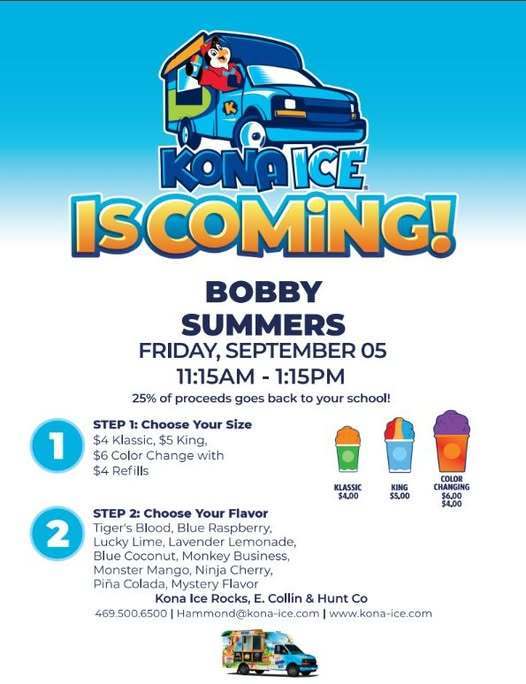 Kona Ice on 9/5