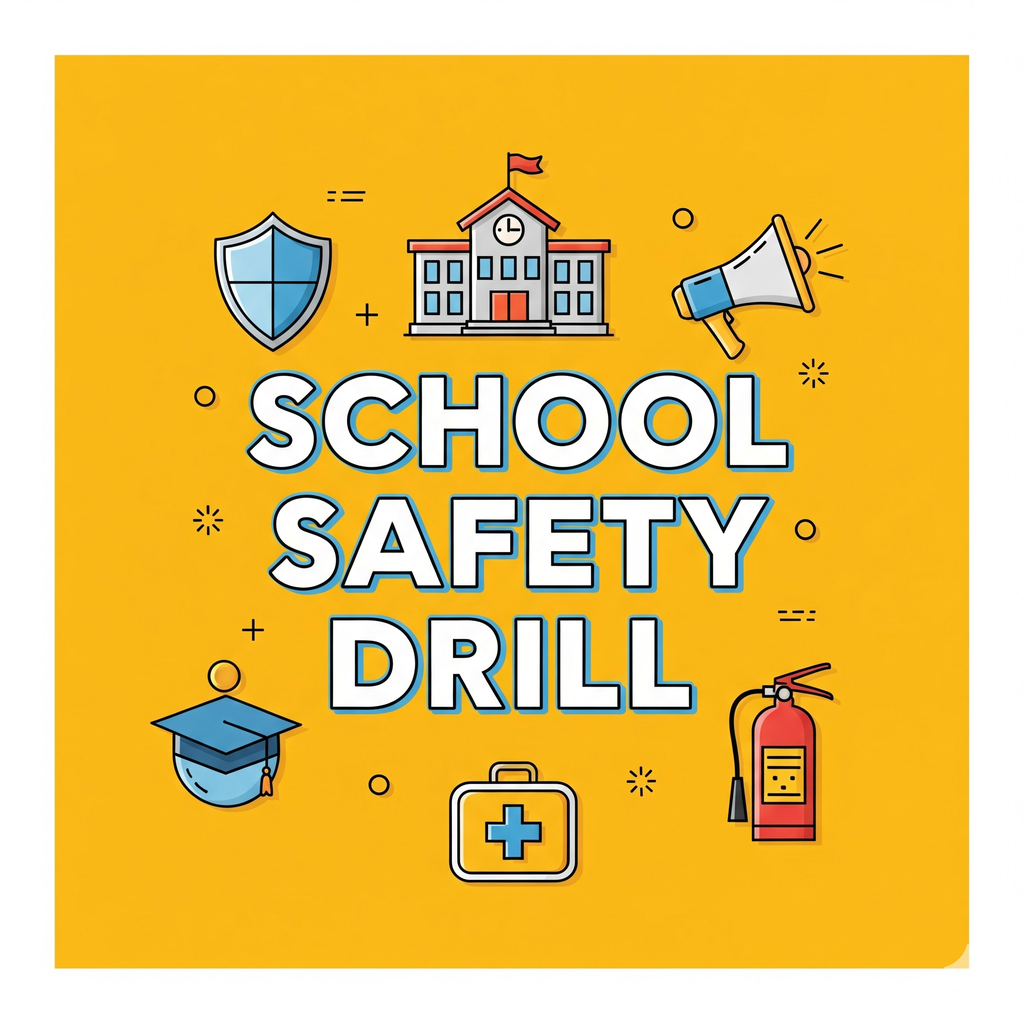 School Safety Drill Graphic