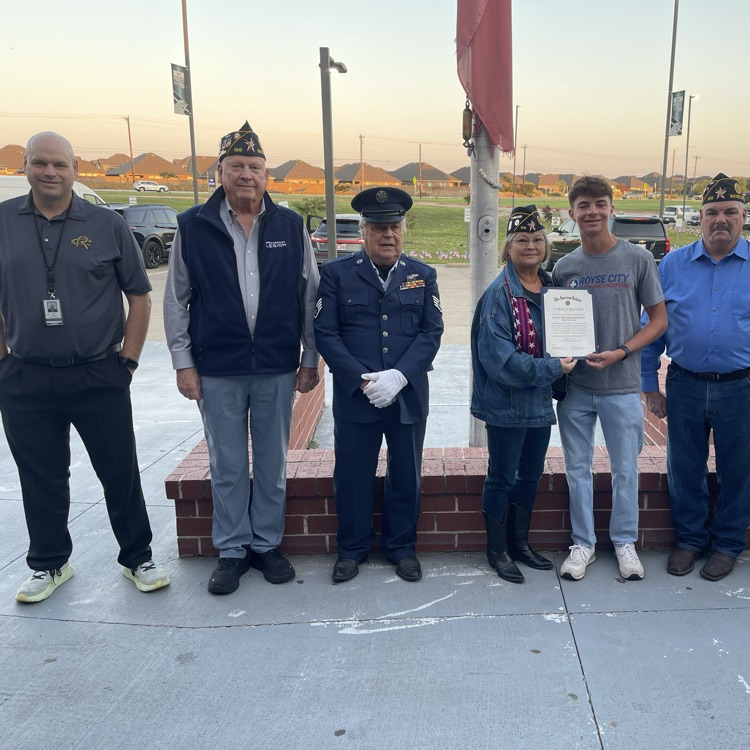American Legion honors RCHS Student Council