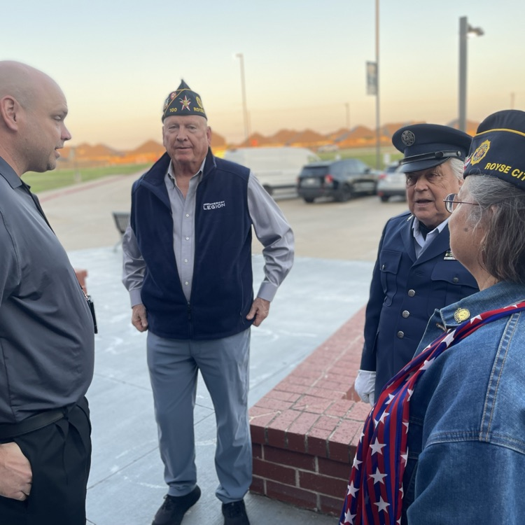 RCHS Principal, Scott Merry, and American Legion members reflect