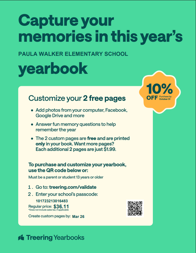Yearbook information