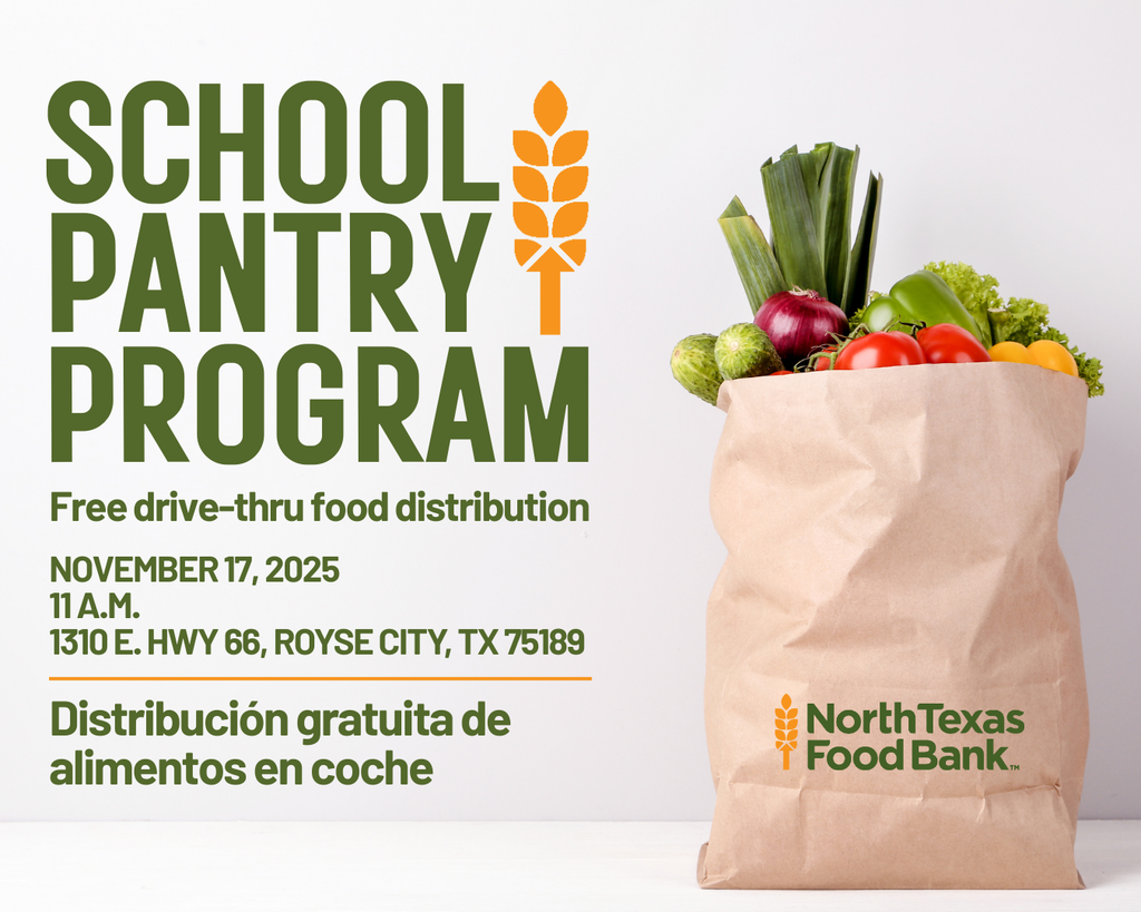 Food Pantry, November 17, 2025 11am at Ouida Baley MS