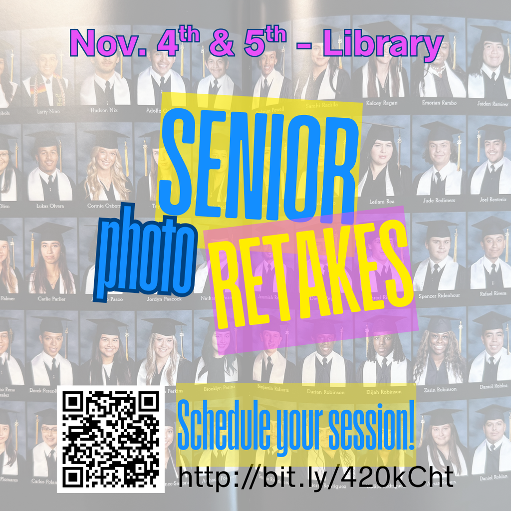 graphic for senior photo retakes