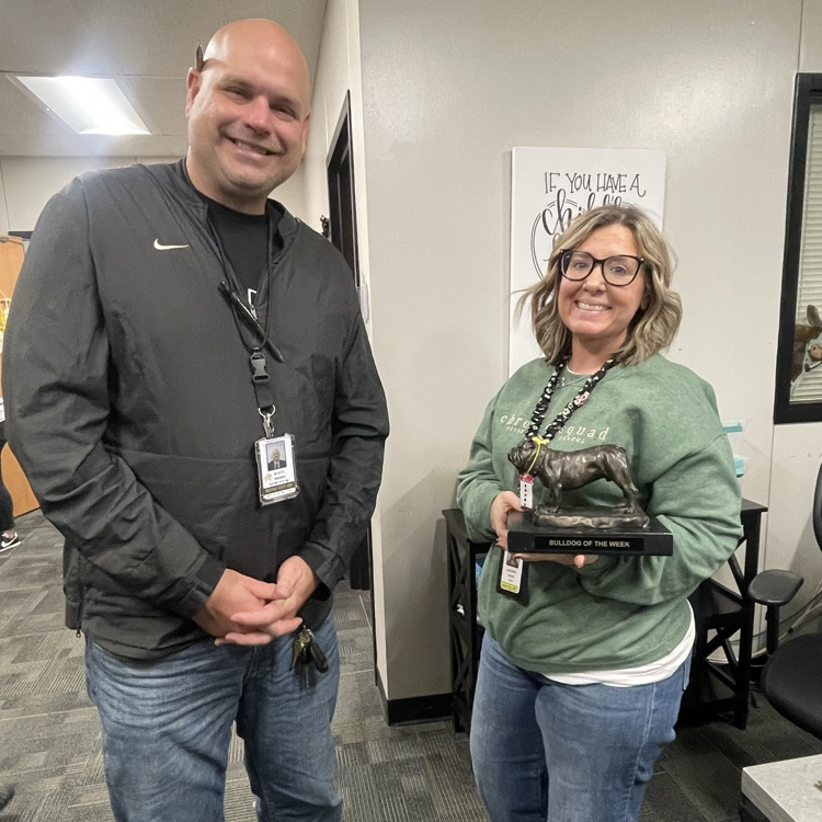 RCHS Principal, Scott Merry and Shawna Dodd, Bulldog of the Week