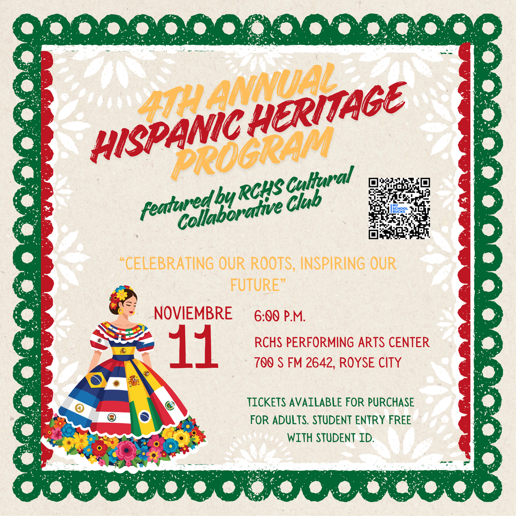 Hispanic Heritage Program flyer