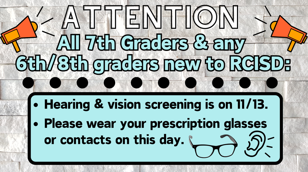 Hearing & Vision Screener - 11/13