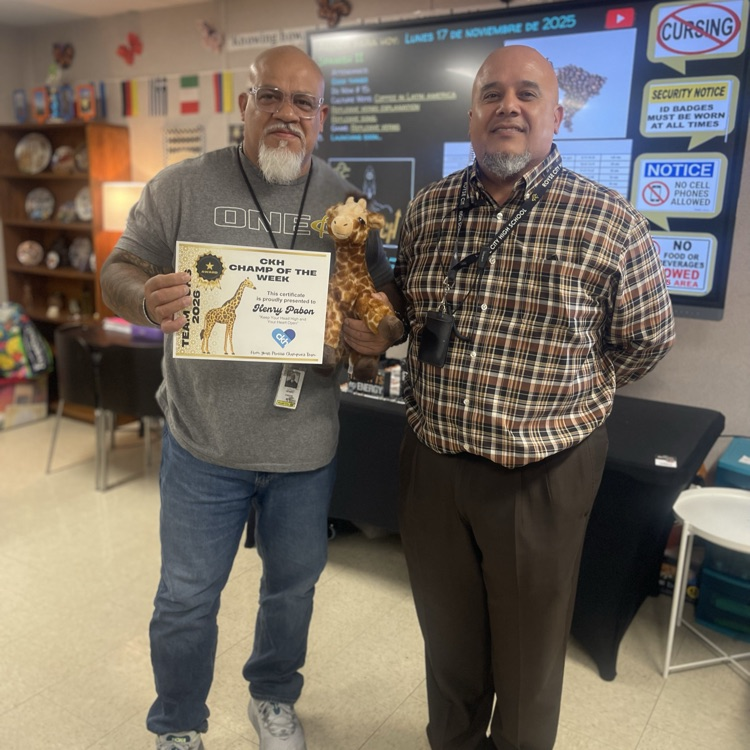 Mr. Pabón CKH Teacher of the Week