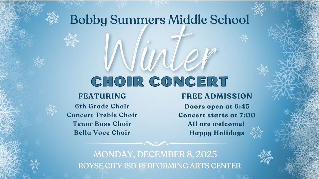 Winter Choir Concert