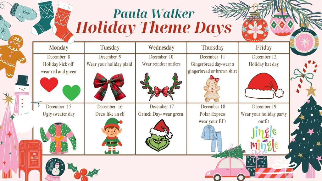 Dress up days December