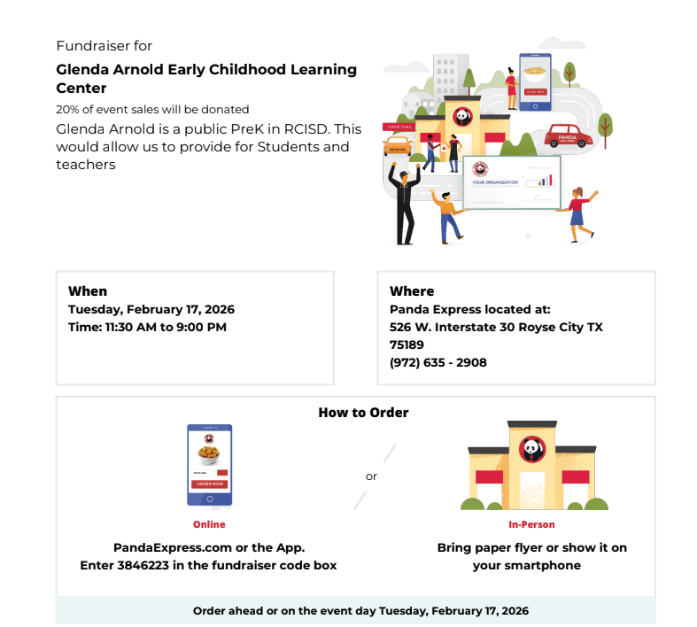 Panda Express Fundraiser- Spanish